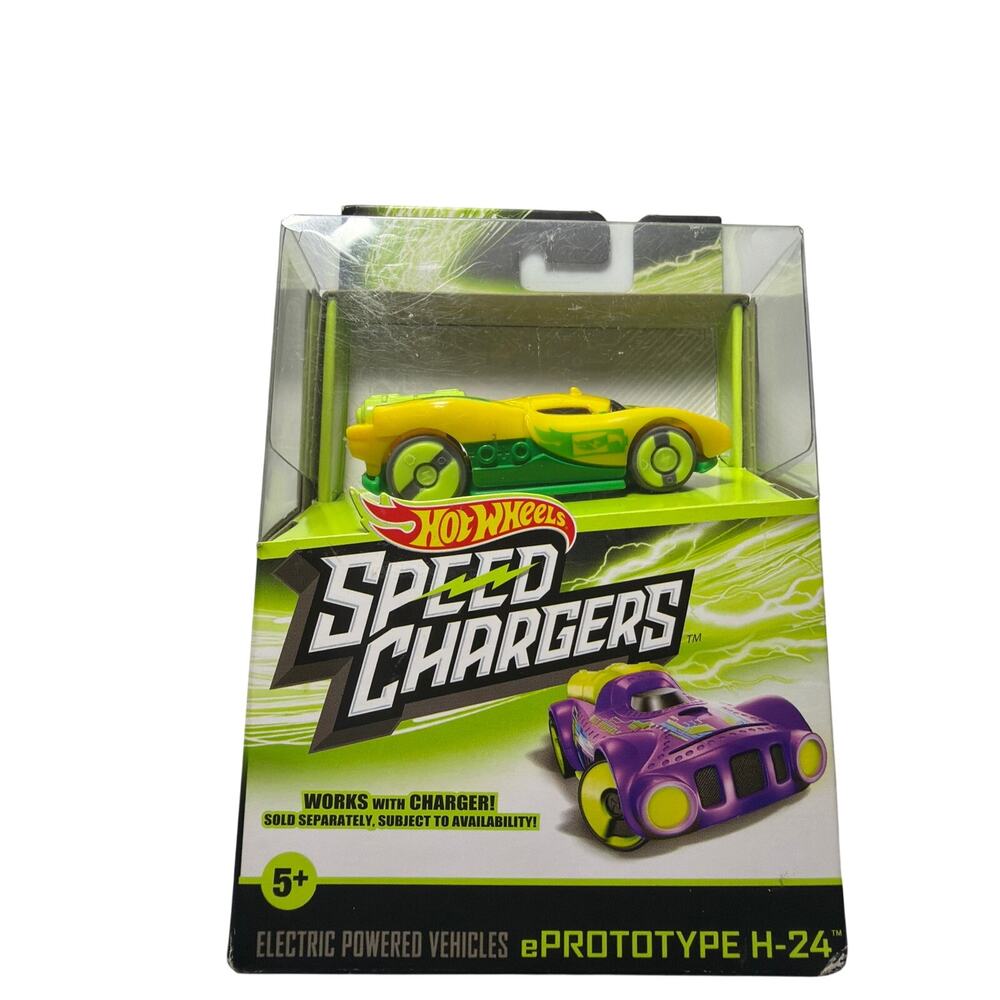 Hot Wheels Speed Chargers ePrototype H-24 Electric Powered Vehicle Toy Car NE
